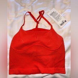 lululemon strappy seamless yoga shelf tank